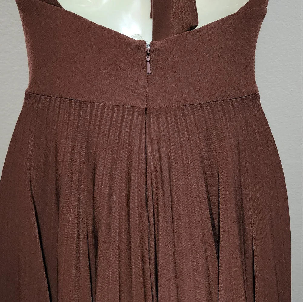 Pleated Halter Dress Max & Cleo - Picture 10 of 12